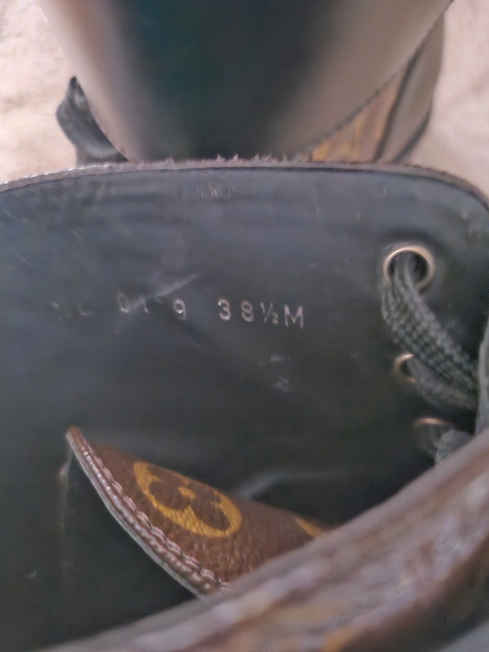 Louis Vuitton Brown Monogram & Black Leather Lace-Up Ankle Boots - Picture 5 of 6